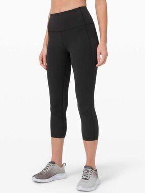 Lululemon Pace Rival High-Rise Crop 22" Black